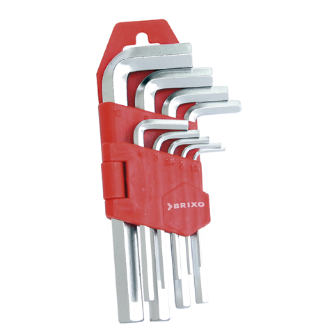 JUEGO LLAVES ALLEN  9 PIEZAS (1.5-10MM) CR-V BRIXO