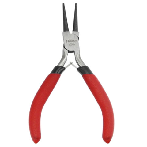 ALICATE MINI BOCA REDONDA 115MM BRIXO