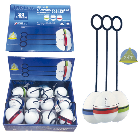 LAMPARA LED 1W  COLGABLE