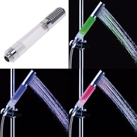 MANGO DUCHA CILINDRICO 3 LED