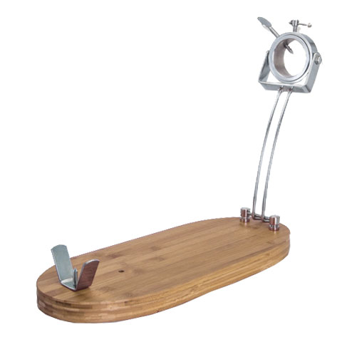 JAMONERO MADERIA-INOX PLEGABLE-GIRATORIO