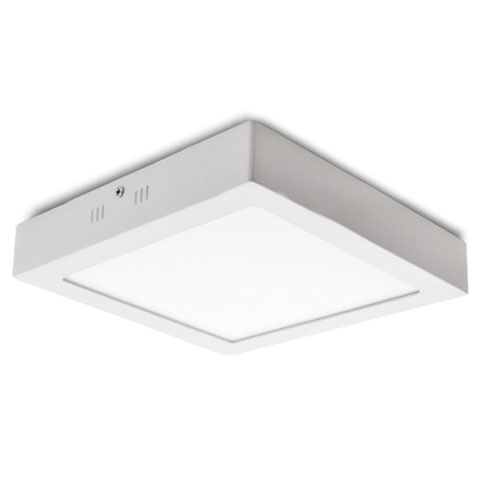 PLAFON LED LUZ FRIA CUADRADO 225X225X32 18W