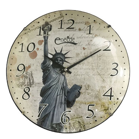 RELOJ PARED CLASSIC 30 CM ESTATUA DE LA LIBERTAD