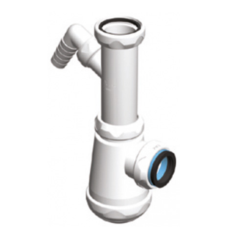 SIFON BOTELLA EXTENSIBLE 1,1/2 TOMA AUXILIAR SAL. HORIZ. 40/32 REF. 660420.E BRIXO