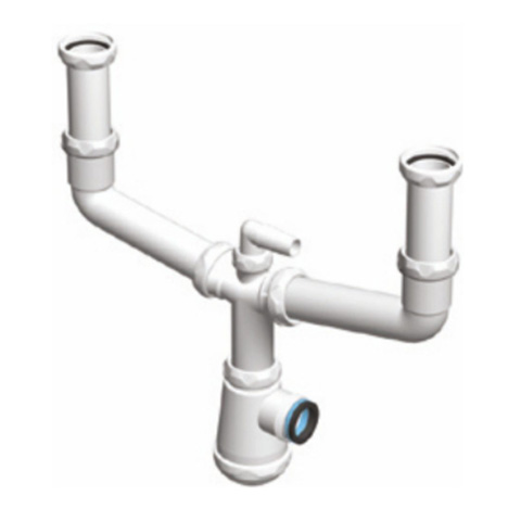 SIFON BOTELLA EXTENSIBLE DOBLE C/RACOR SALIDA 40/32 REF. 660429 BRIXO