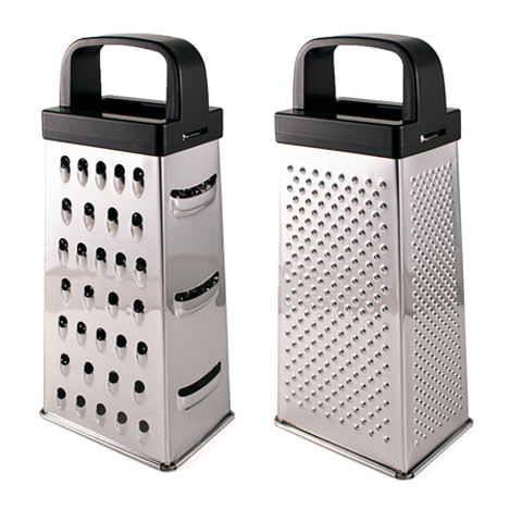 RALLADOR 4 CARAS 21X9.3X7CM ACERO INOX M/PLASTICO GARDEN DE LUXE