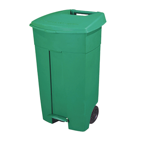 CONTENEDOR BASURA  120L C/RUEDAS Y PEDAL
