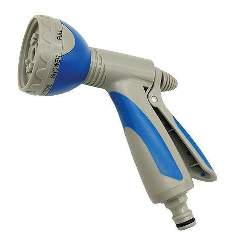 PISTOLA RIEGO BIMATERIAL 8 FUNCIONES (BL) BRIXO