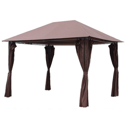 CENADOR ACERO CON CORTINAS SALOMON