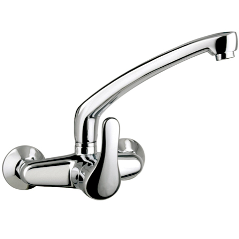 GRIFO MONOMANDO FREGADERO CAÑO RECTO PARED ATLANTICO 40