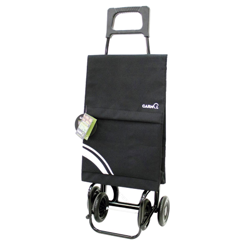 CARRO COMPRA NYLON BOLSILLO DELANTERO 4 RUEDAS