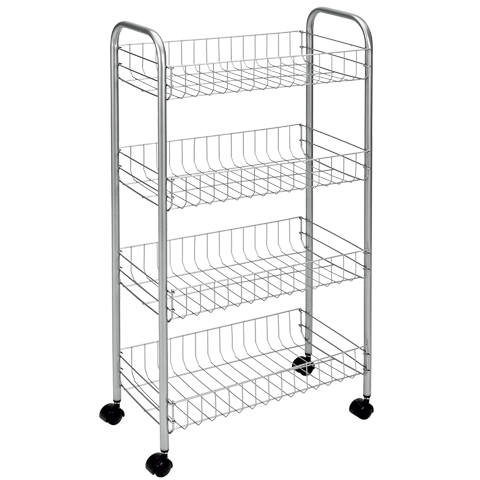 VERDULERO 4ESTANTES C/RUEDAS POLYTHERM ASCONA 340104
